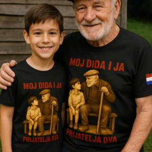 Komplet majica "Moj dida i ja – Prijatelja dva" (Djed & Unuk)