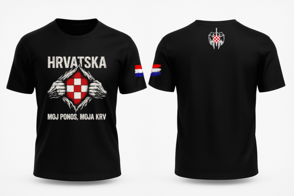 Majica "Hrvatska – Moj Ponos, Moja Krv"🩸